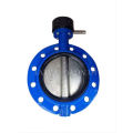 Best Feedback anti corrosion double flange butterfly valve